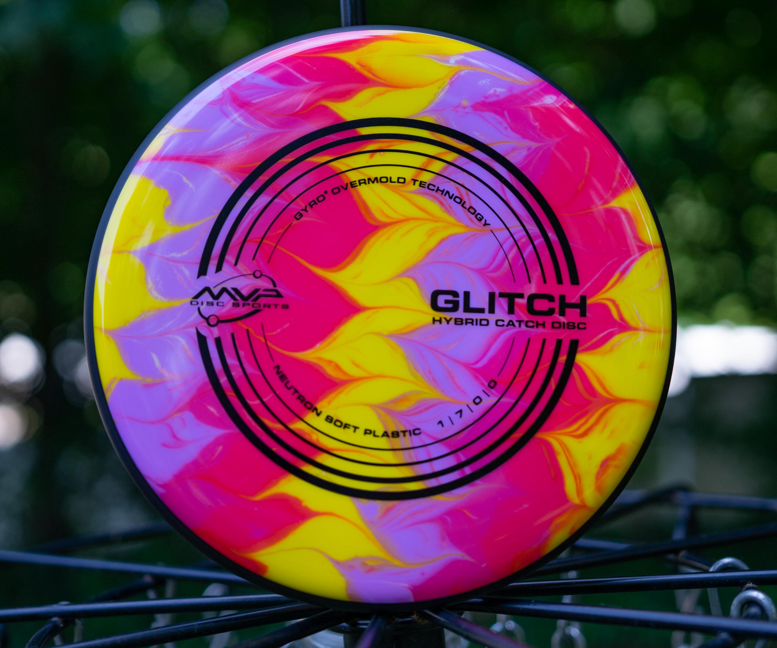 MVP Glitch – Purple, Pink, & Yellow Wave
