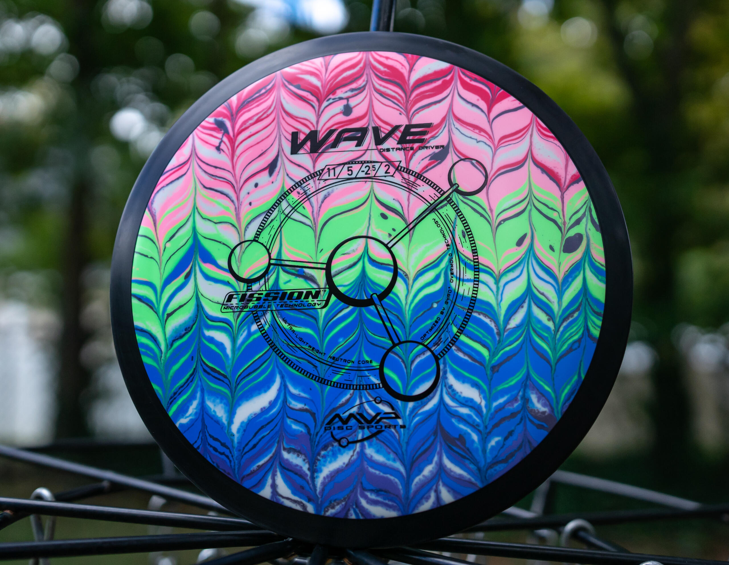 MVP Wave – Pink, Green, & Blue Feather