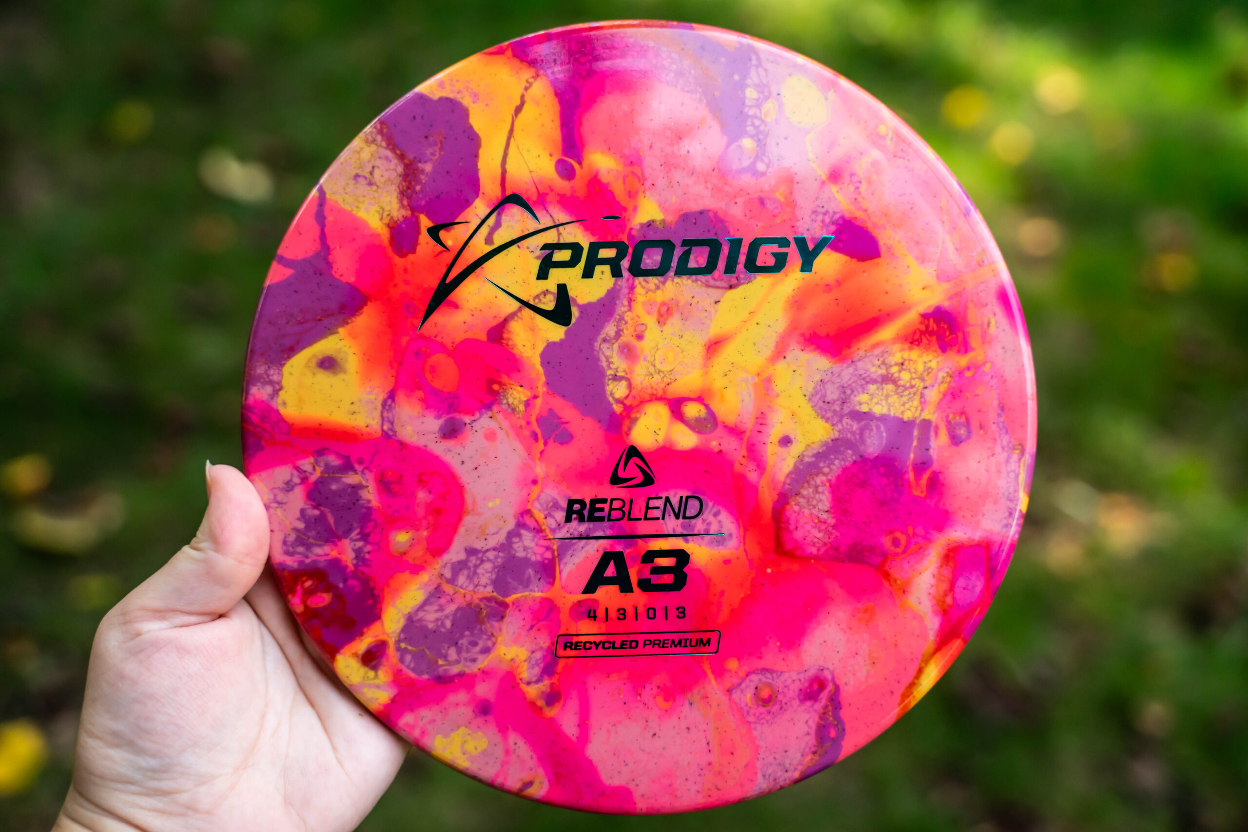 Prodigy Reblend A3 – Pink, Purple, & Yellow Splatter Dye