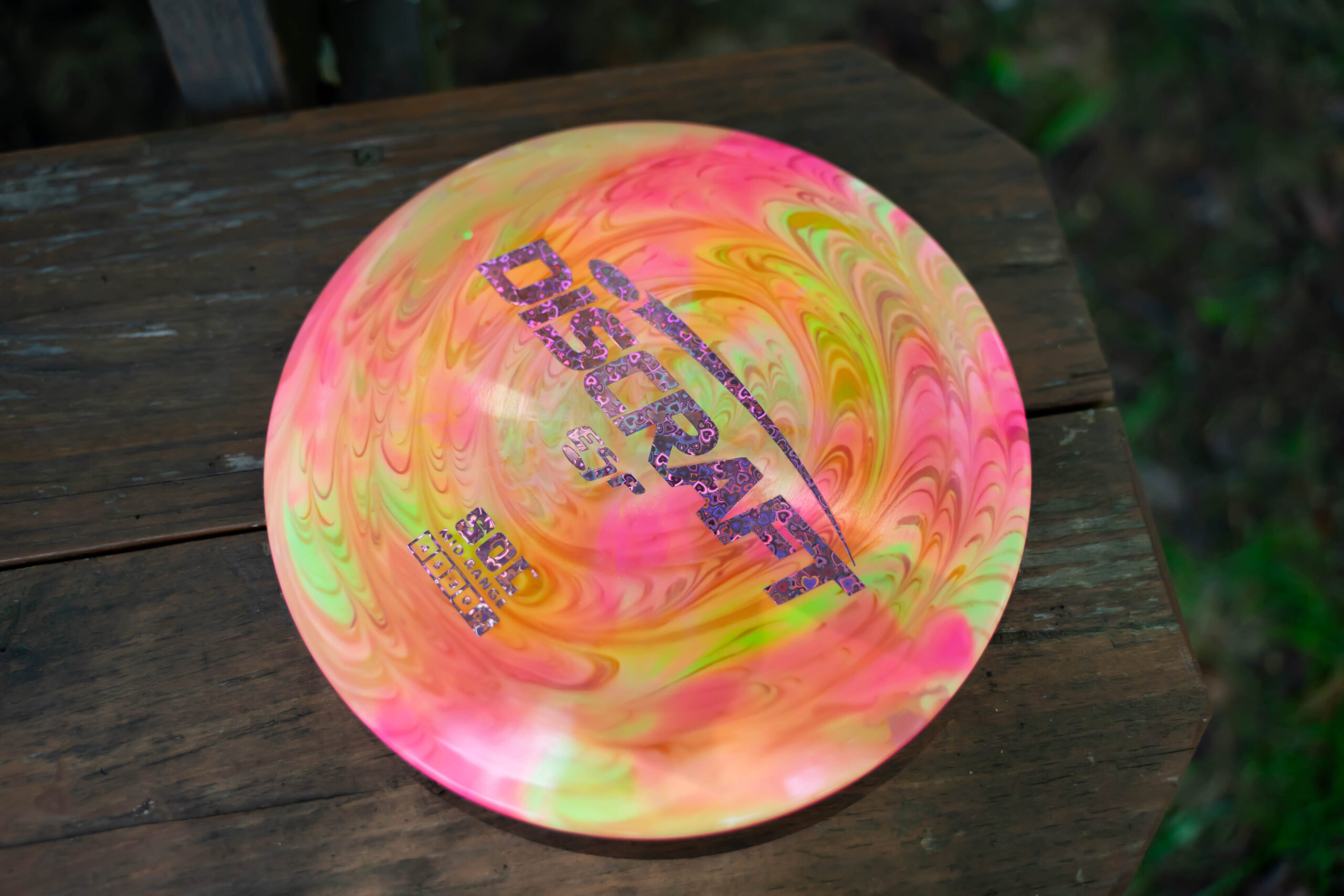 Discraft ESP Sol – Pink & Yellow Swirl Dye